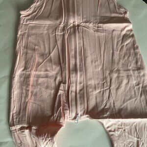 Pink Footed Baby Sleeper Romper